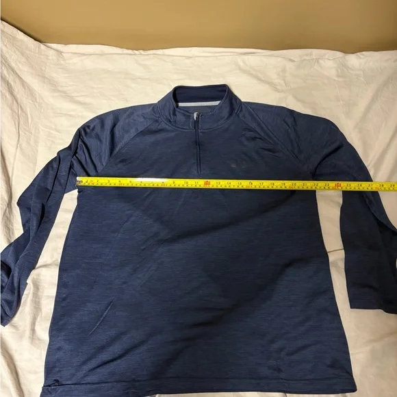 Under Armour Men's Navy Long Sleeve Shirt - Picture 2 of 5